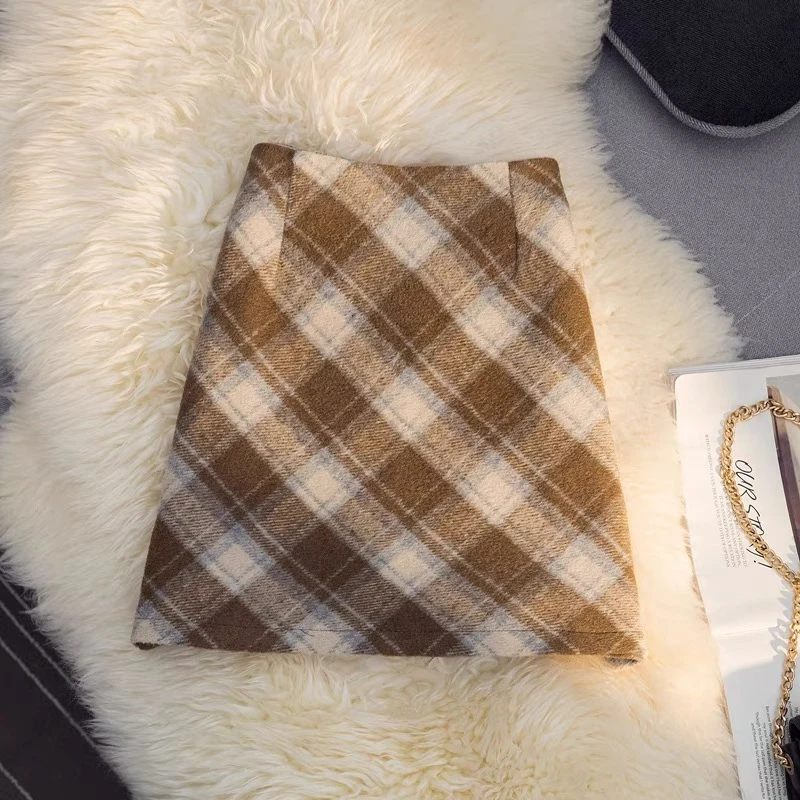 春季短裙秋季中腰显瘦女装裙子