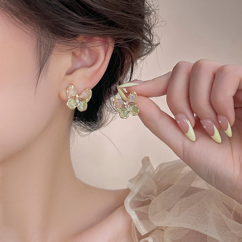 铜合金耳饰 气质轻奢百搭简约优雅精致网红设计师耳环F3280