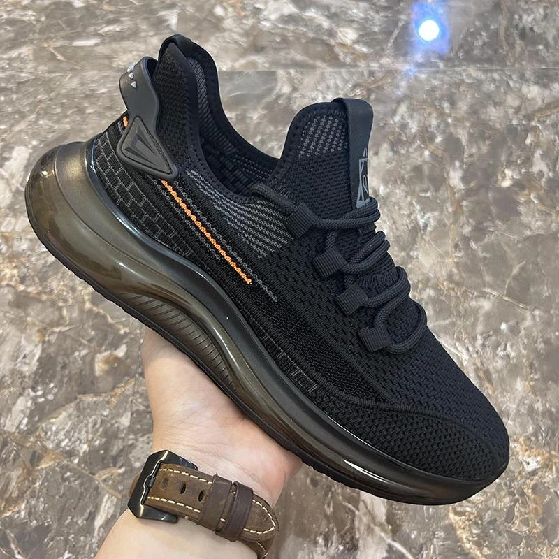 Npkp Couture官方正品/潮牌气垫软底网面鞋男士透气飞织网鞋夏季