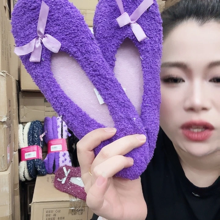 紫色蝴蝶结36-37码