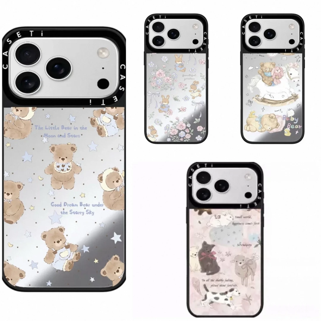 CASE联名小熊乐园小羊猫咪可适用iphone17ProMax手机壳苹果16可爱