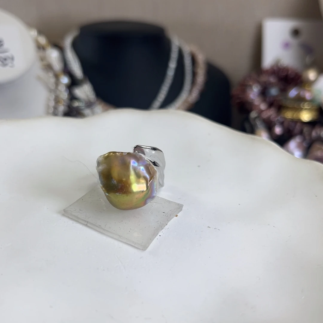 戒指未镶嵌淡水珍珠【纯恬】