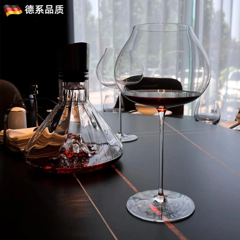 德国超薄细杆纯手工闻香杯品酒杯套装侍酒师大赛级红酒杯高脚杯收