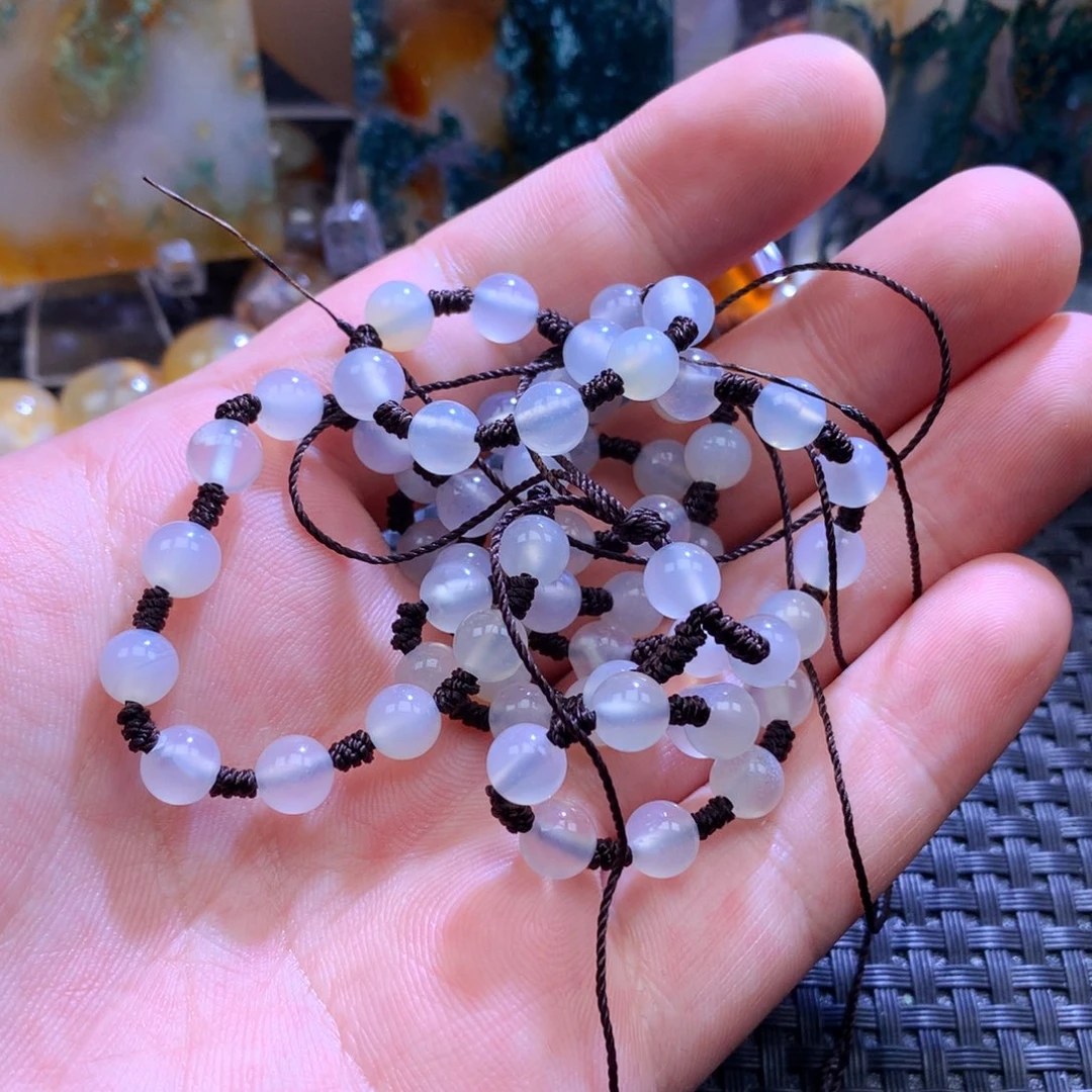 未镶嵌颈饰玛瑙/玉髓憨**子