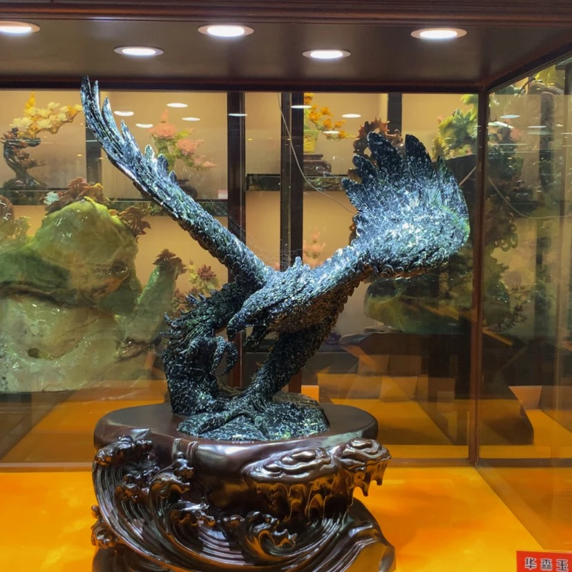 【闪购商品】未镶嵌蛇纹石玉摆件覆膜