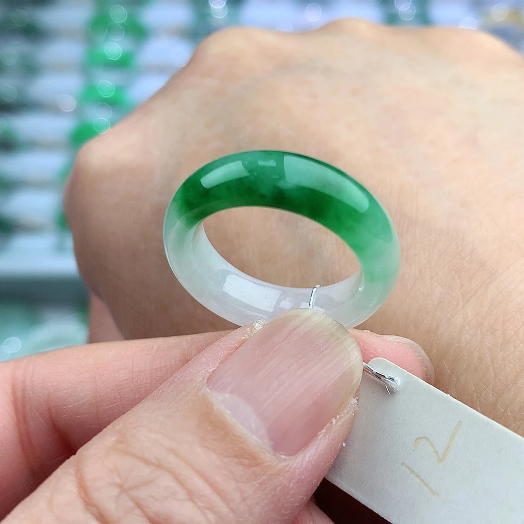 未镶嵌戒指翡翠12号