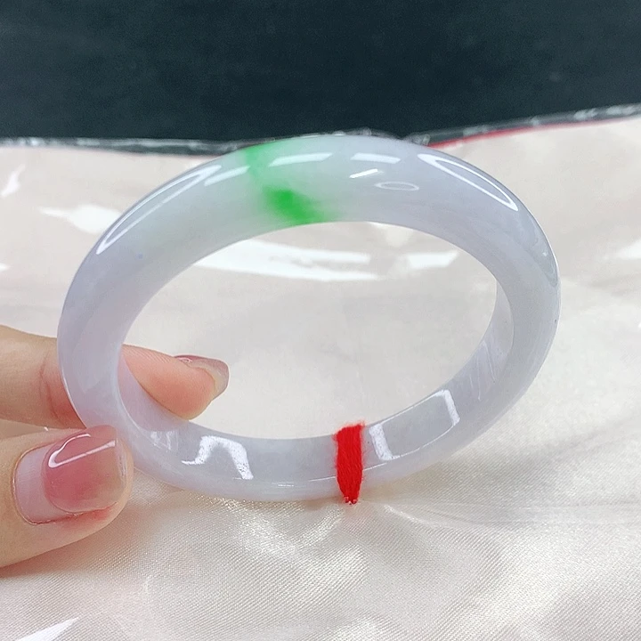 翡翠未镶嵌手镯圈54.2，04062