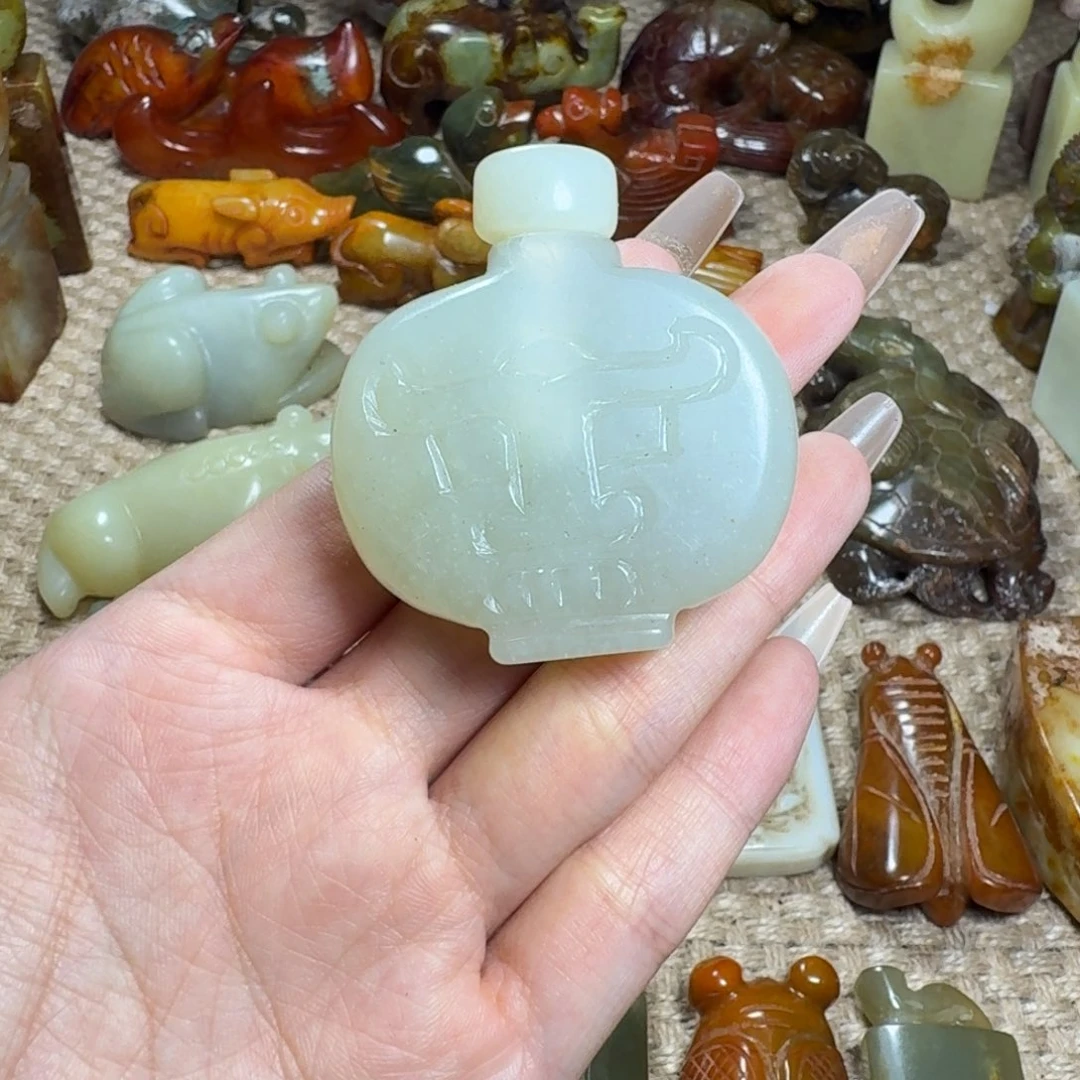 白玉菩提吊坠挂件