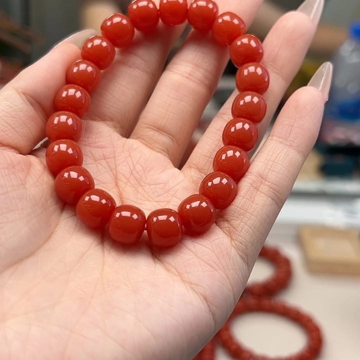 潇***雨手链未镶嵌南红玛瑙