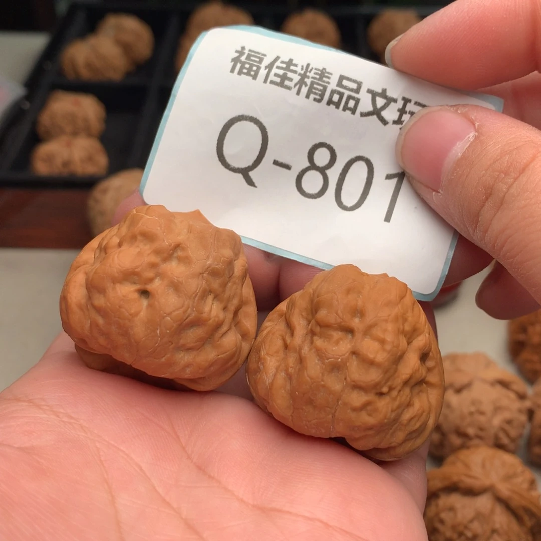 文玩核桃把件40古蝉……