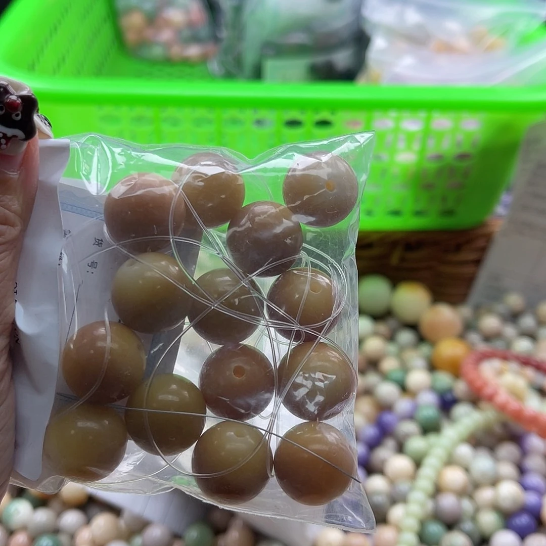 白玉菩提吊坠B/16mm/13颗