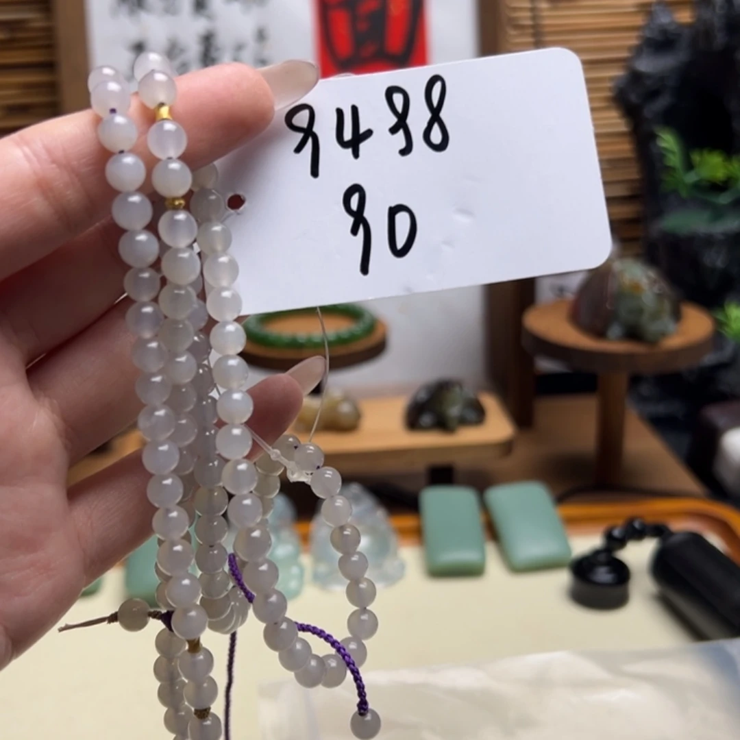 和田玉未镶嵌项链9498