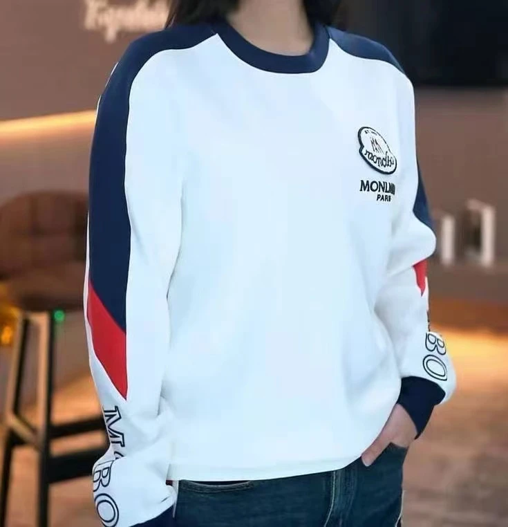 欧货拼色圆领卫衣男士秋季新款轻奢长袖上衣百搭时尚休闲男打底衫