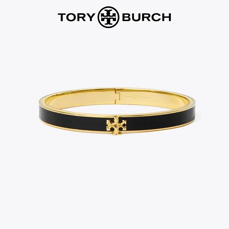 TORY BURCH/汤丽柏琦Kira 系列 轻奢百搭珐琅简约手镯 90550