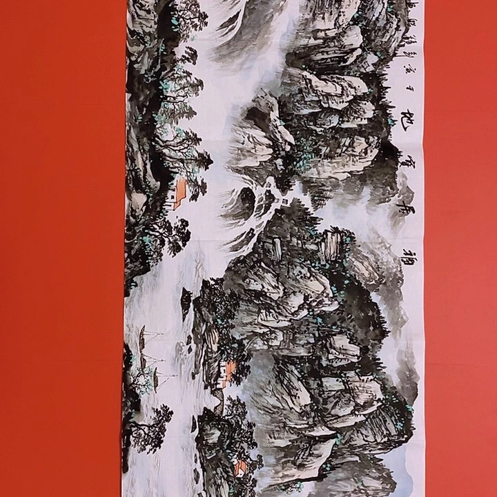 国画山水花鸟字画书画国画