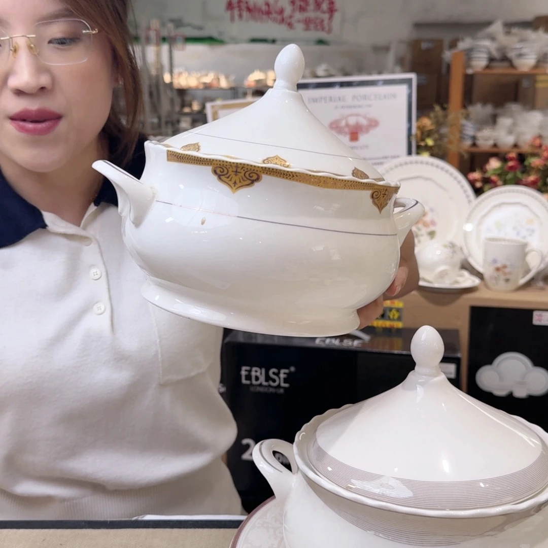 瓷汤煲一个不能明火外贸骨瓷微瑕