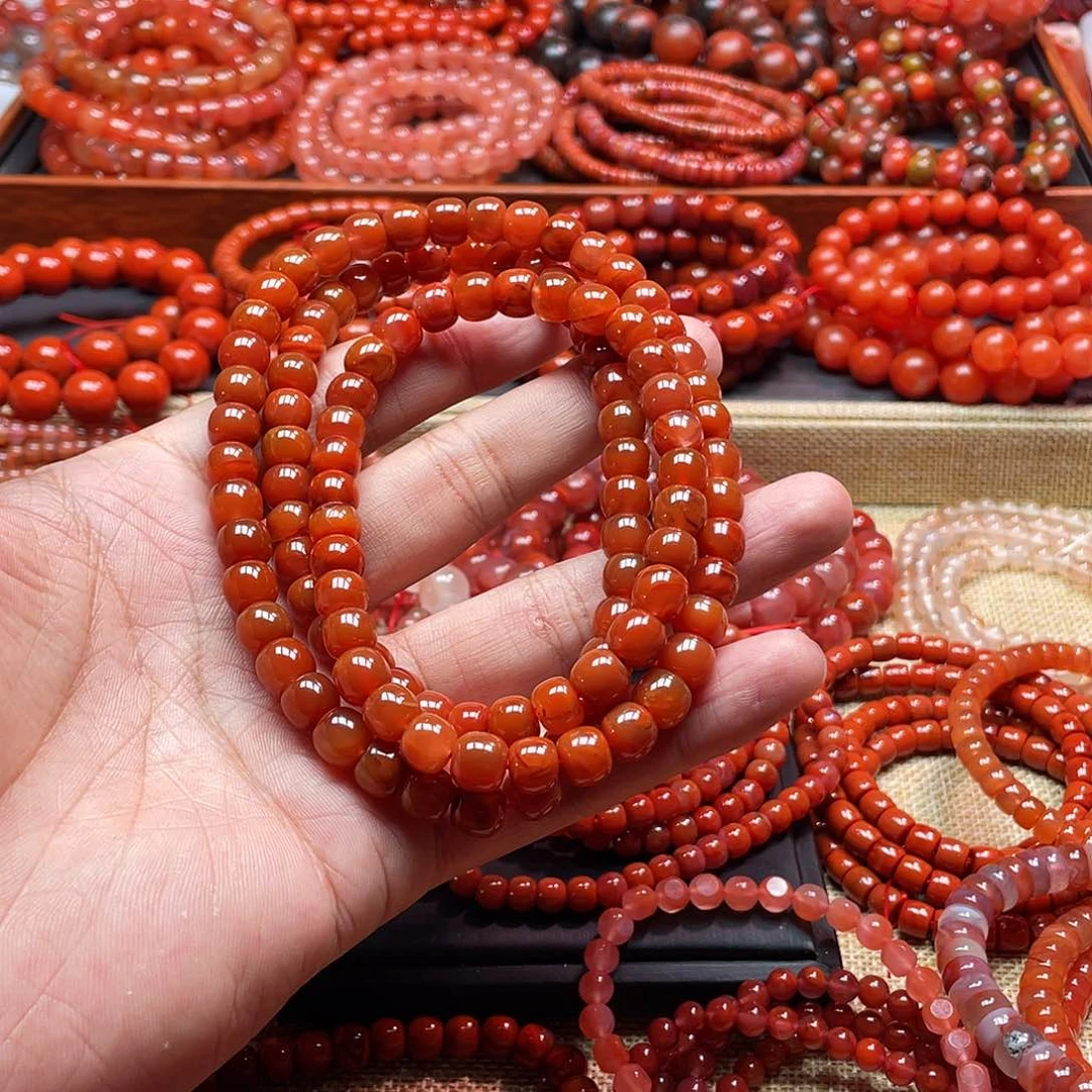 手链未镶嵌南红玛瑙最***们