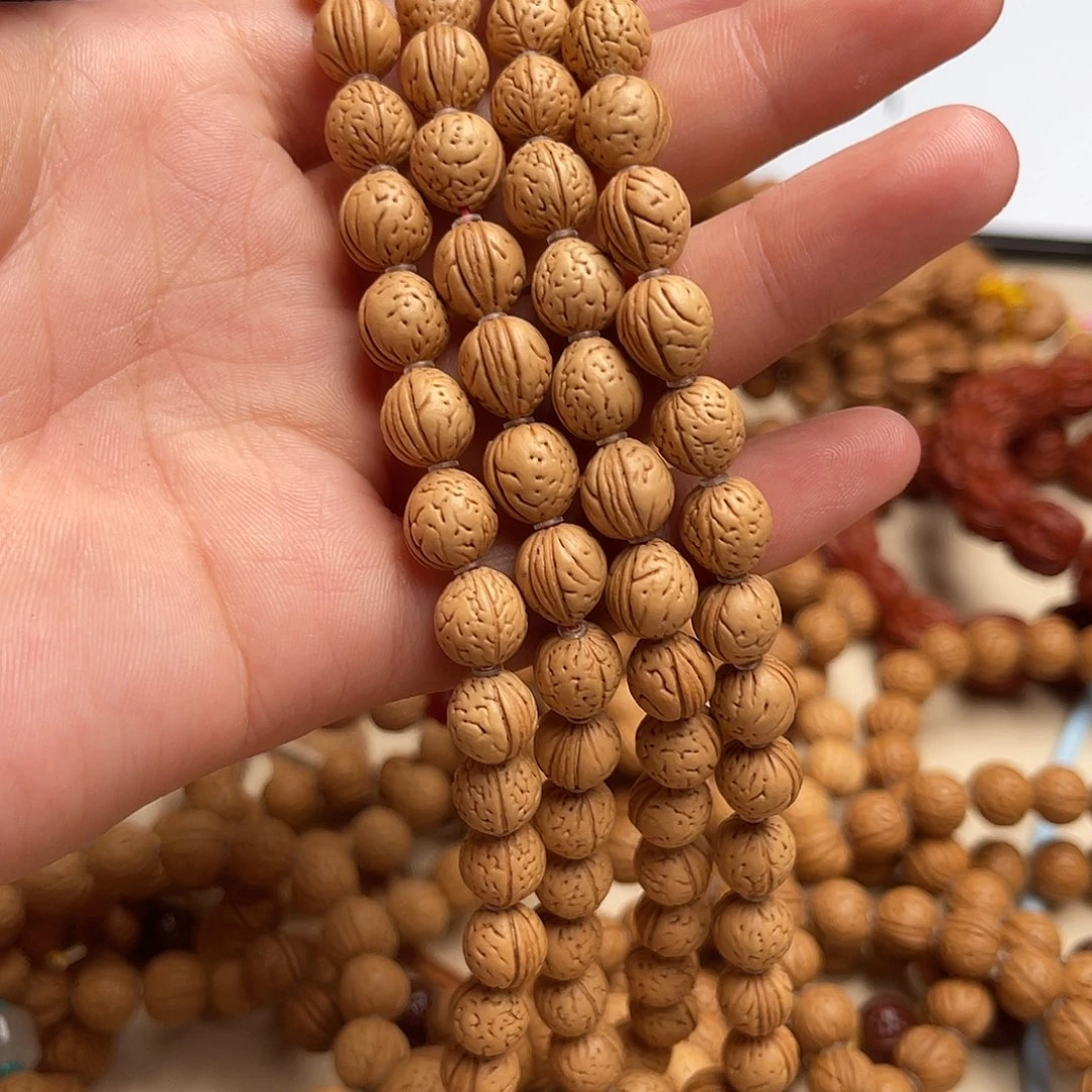 文玩核桃手串茶**味桃核
