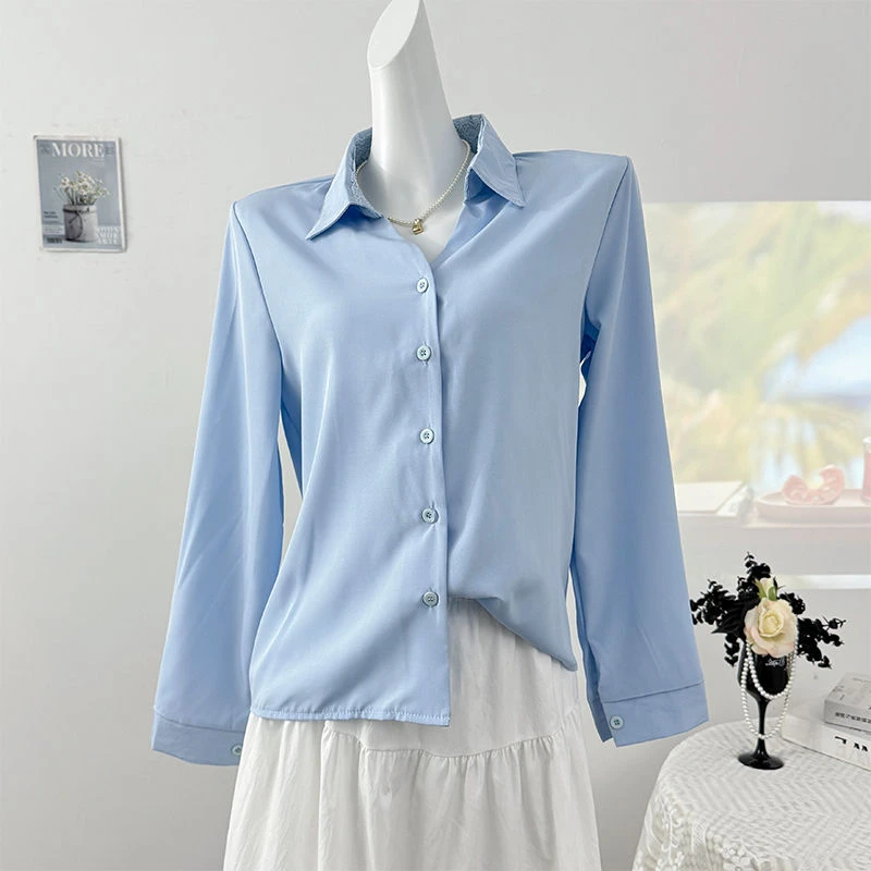 1181（1180，1178）新款时尚丝丝滑滑时尚衬衫