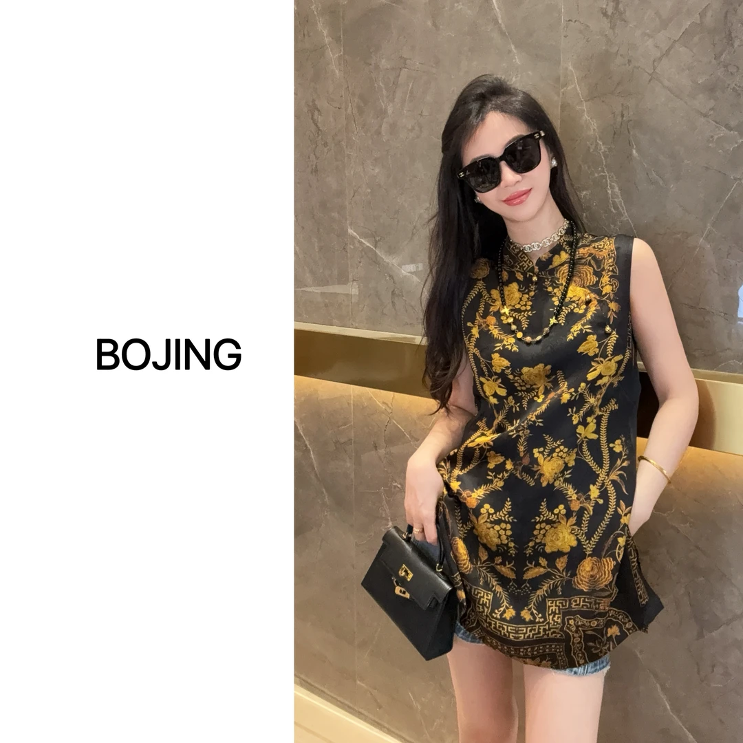 【金玉霓裳】新中式时尚夏季复古中国风长款上衣