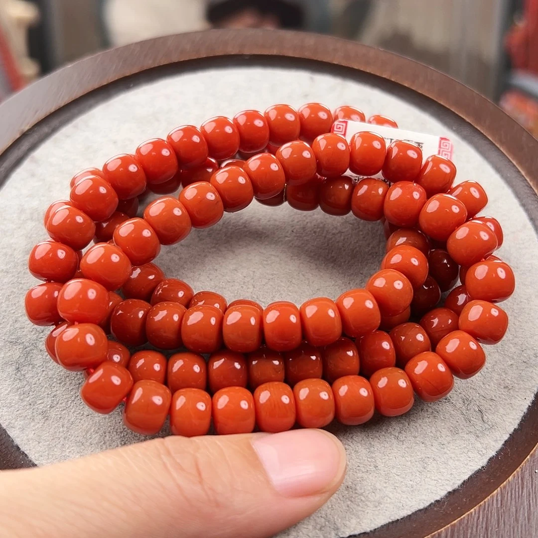 南红玛瑙手串未镶嵌