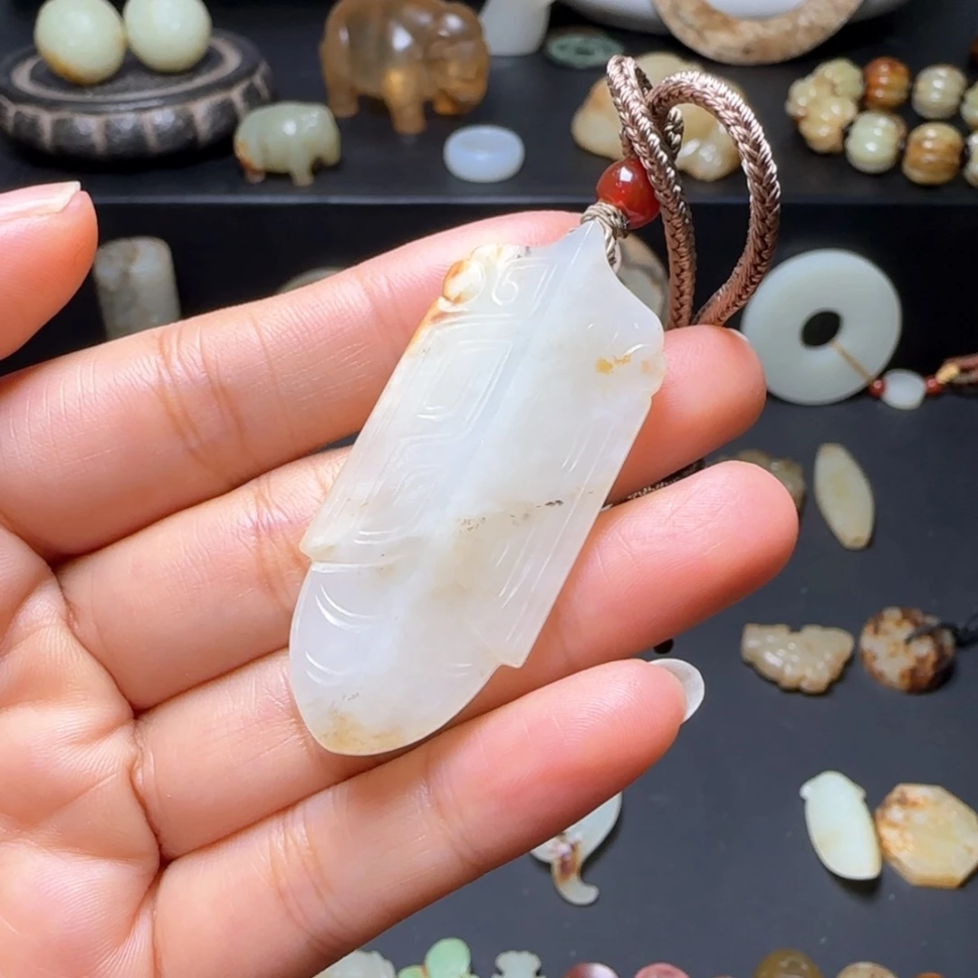 和田玉吊坠(不含链)未镶嵌