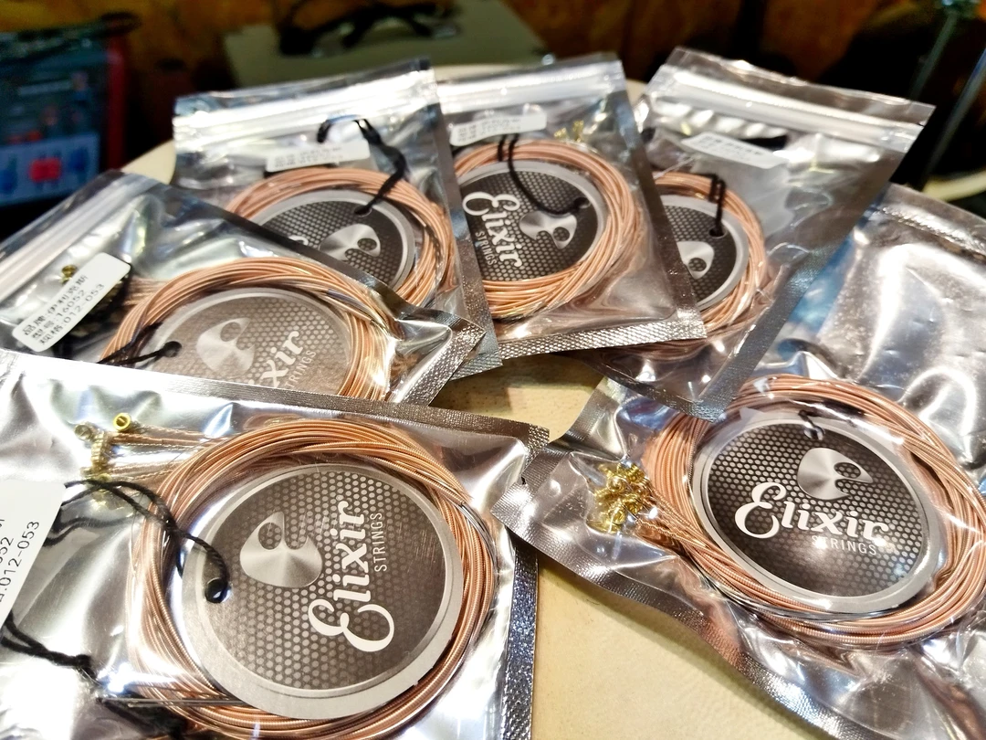 美产正品伊利克斯ELIXIR16052款散装民谣吉他套弦*覆膜工艺耐久