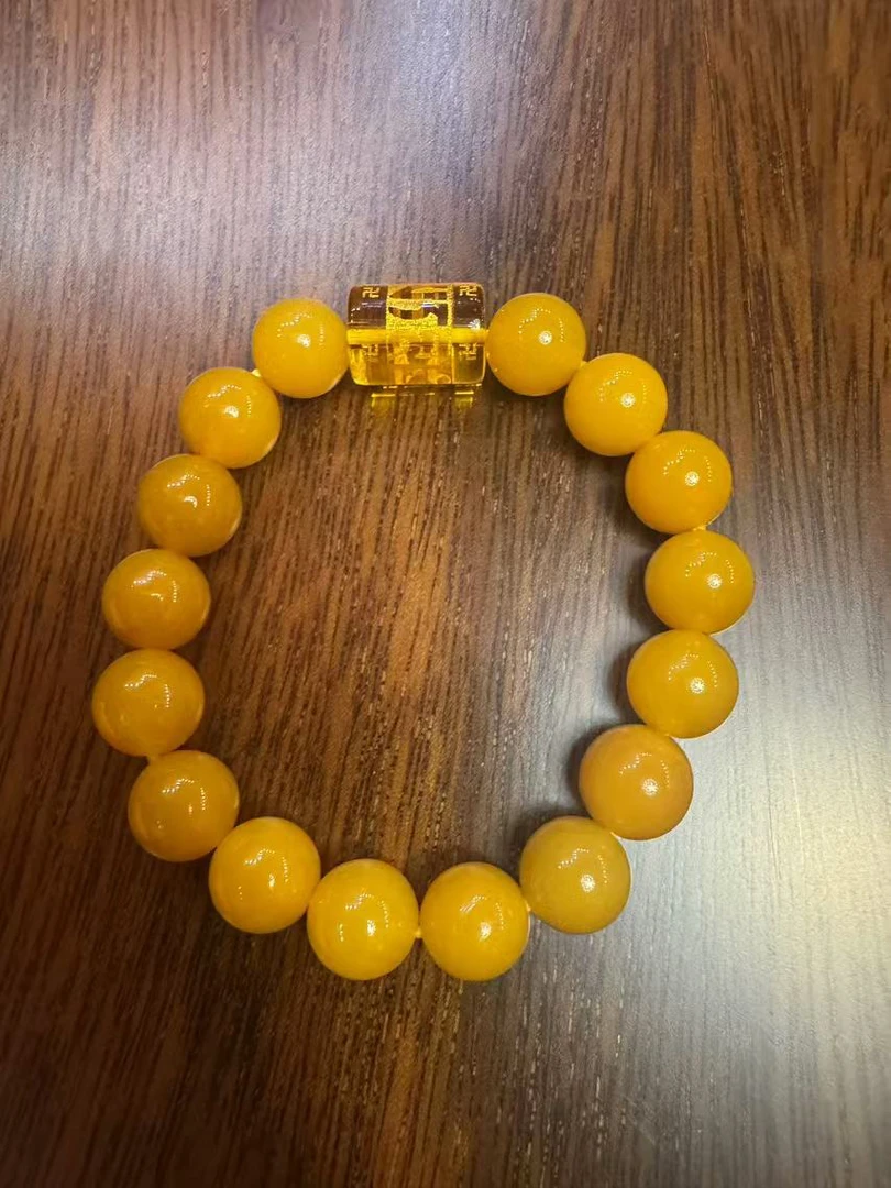 非金属仿水晶手链 周周（小黄手串）