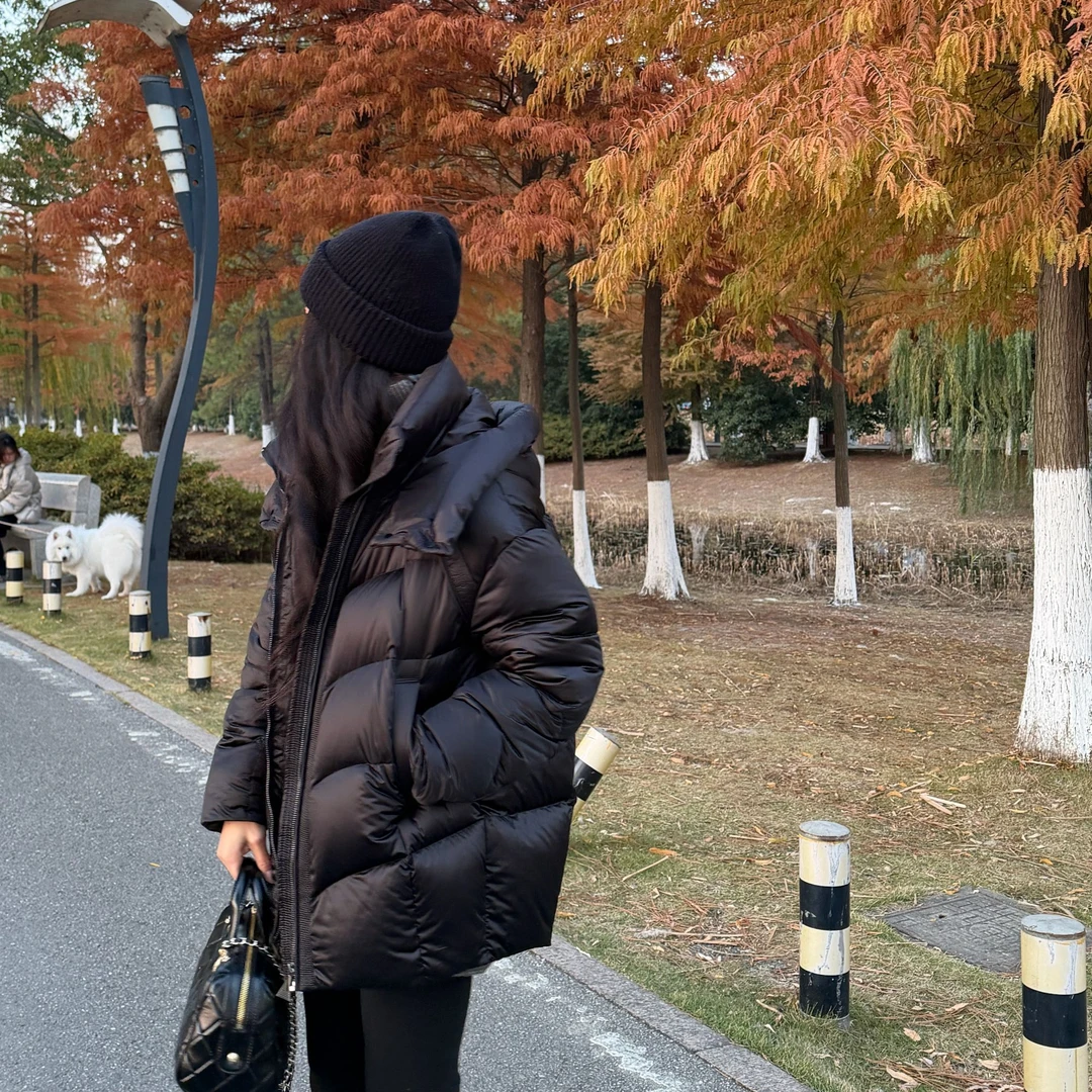 宿慕SUMU经典轻奢 冰岛极光 90鹅绒服12-6冬季百搭保暖鹅绒服6865