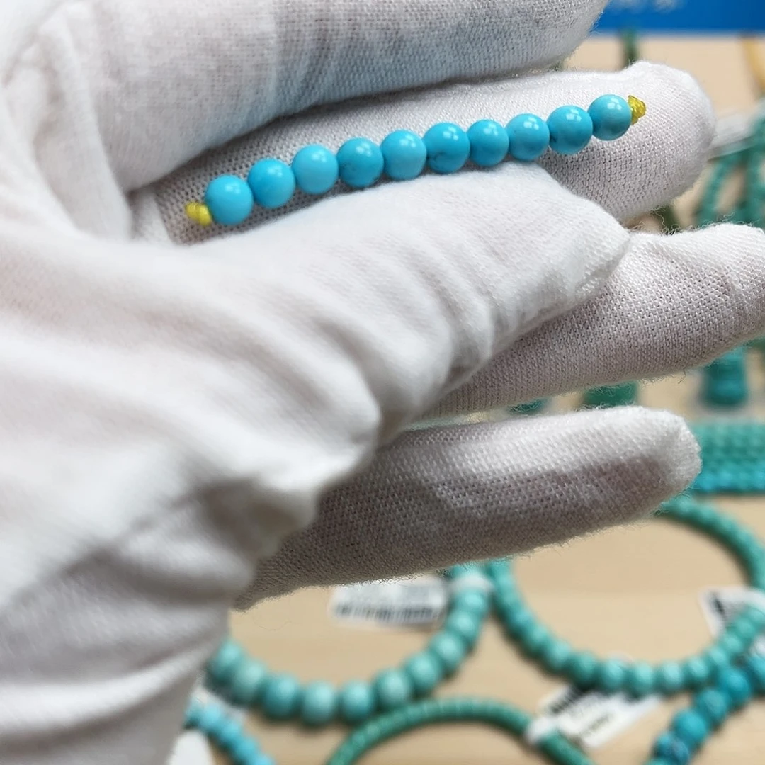 绿松石圆珠未镶嵌