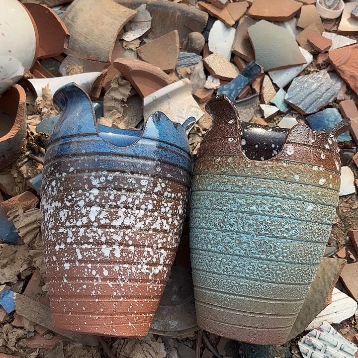 正品紫砂口12,5高19瑕疵颜色随