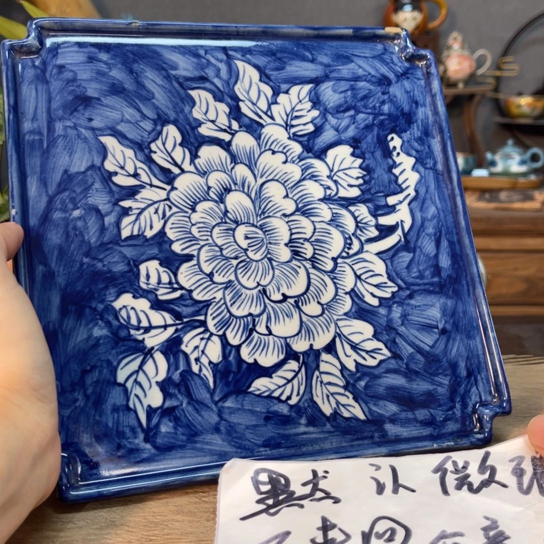 壶素浅陶瓷手工手绘