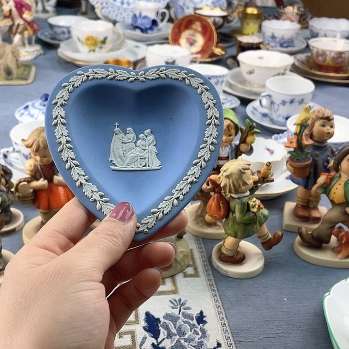 中古欧瓷瓷器小房子