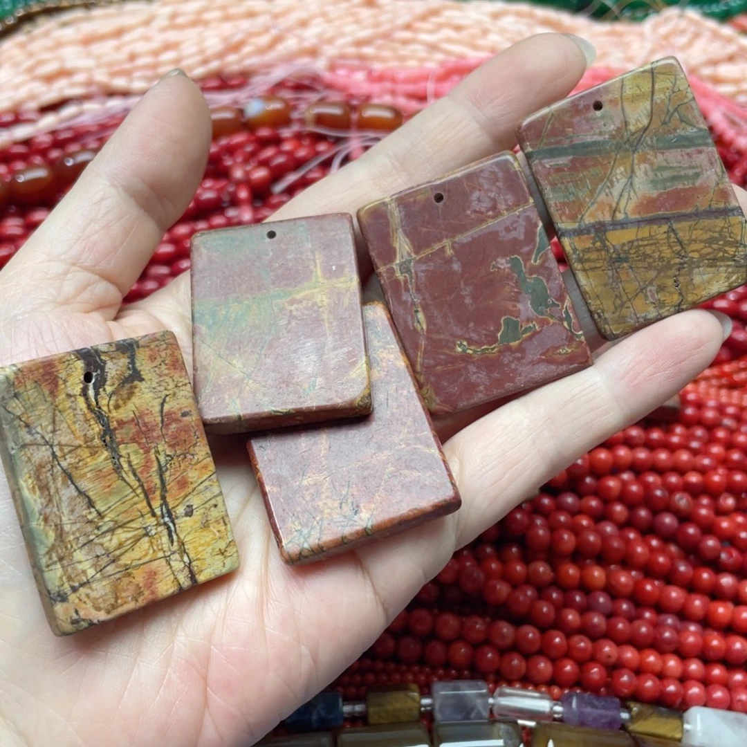 玛瑙/玉髓合金珠宝半成品一个30x40m毕加索无事牌