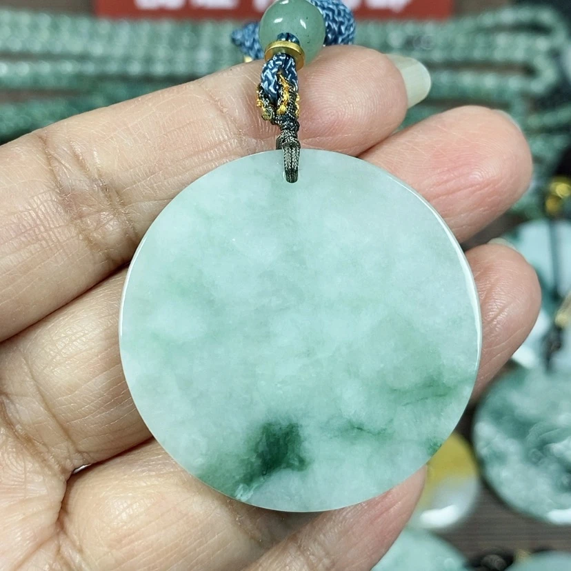 【闪购商品】翡翠颈饰未镶嵌玉吊坠翡翠玉无事牌小款