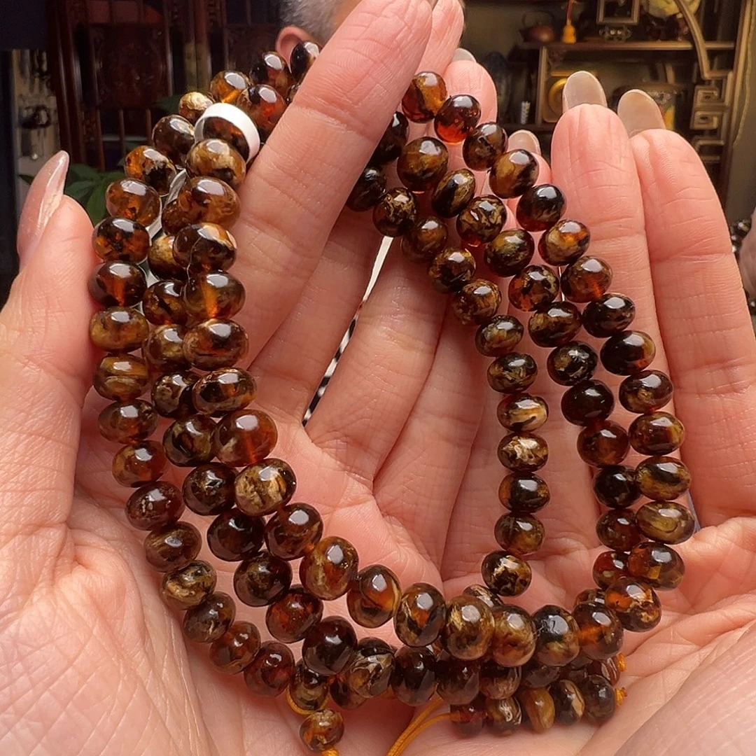 琥珀未镶嵌裸石抚顺琥珀20459八