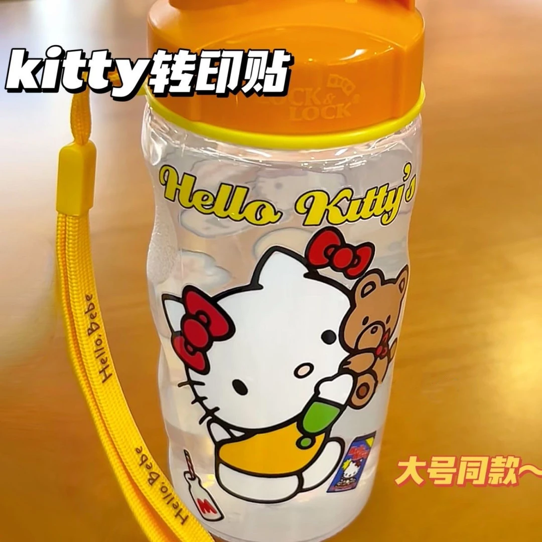 ins卡通可爱小红书同款HelloKitty转印贴纸防水揭膜留图diy装饰