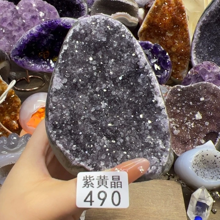 未镶嵌大型摆件（非配饰）紫晶490