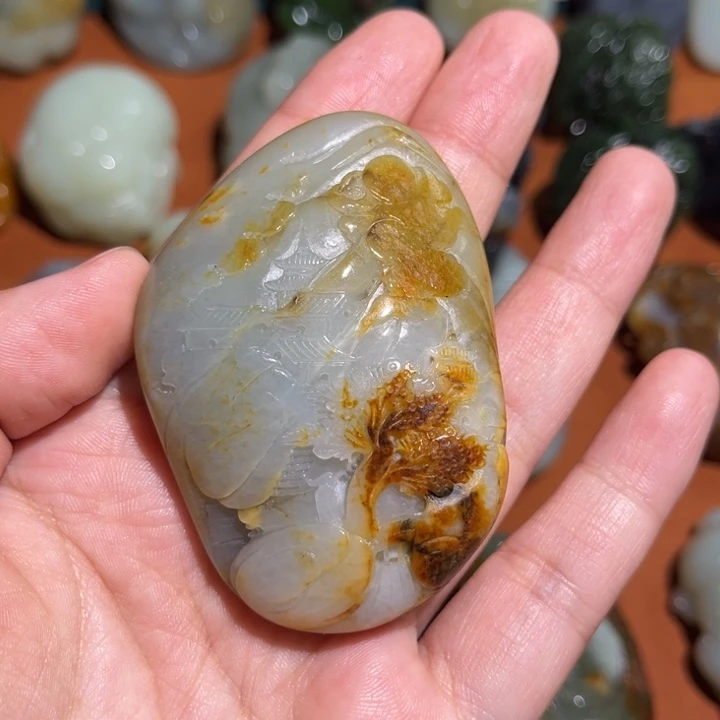 和田玉把件未镶嵌