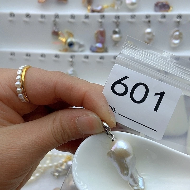 淡水珍珠颈饰银S925镶嵌