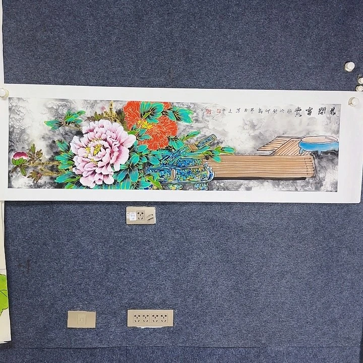 国画国画花鸟画作品