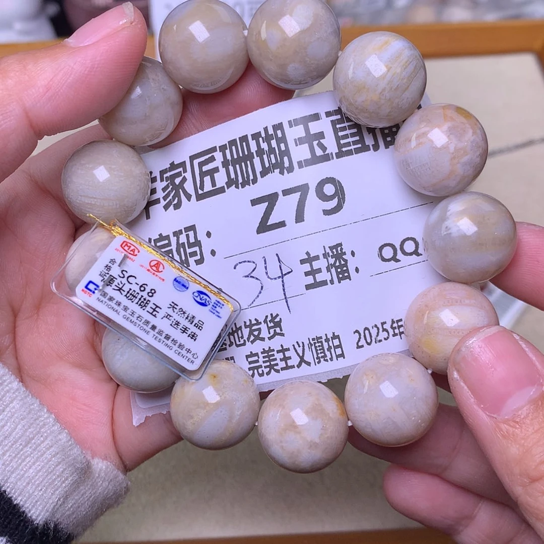 【闪购商品】硅化珊瑚（珊瑚玉）手镯未镶嵌水*Z79