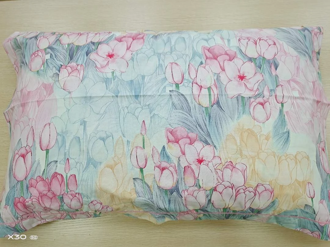 【201】48*75纯棉枕套一对装  郁金香