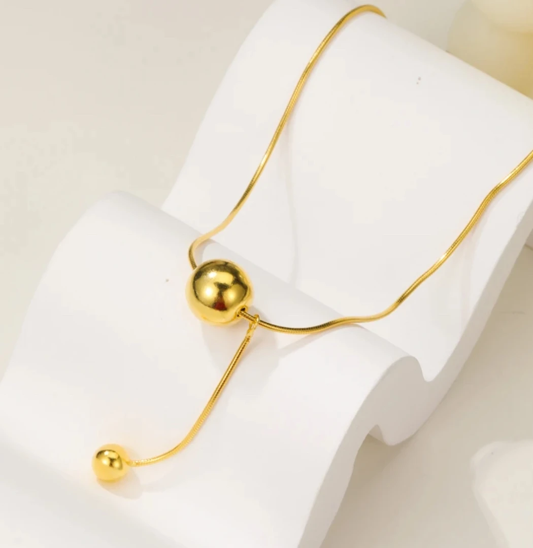 275【小别克珠宝-双珠套链】