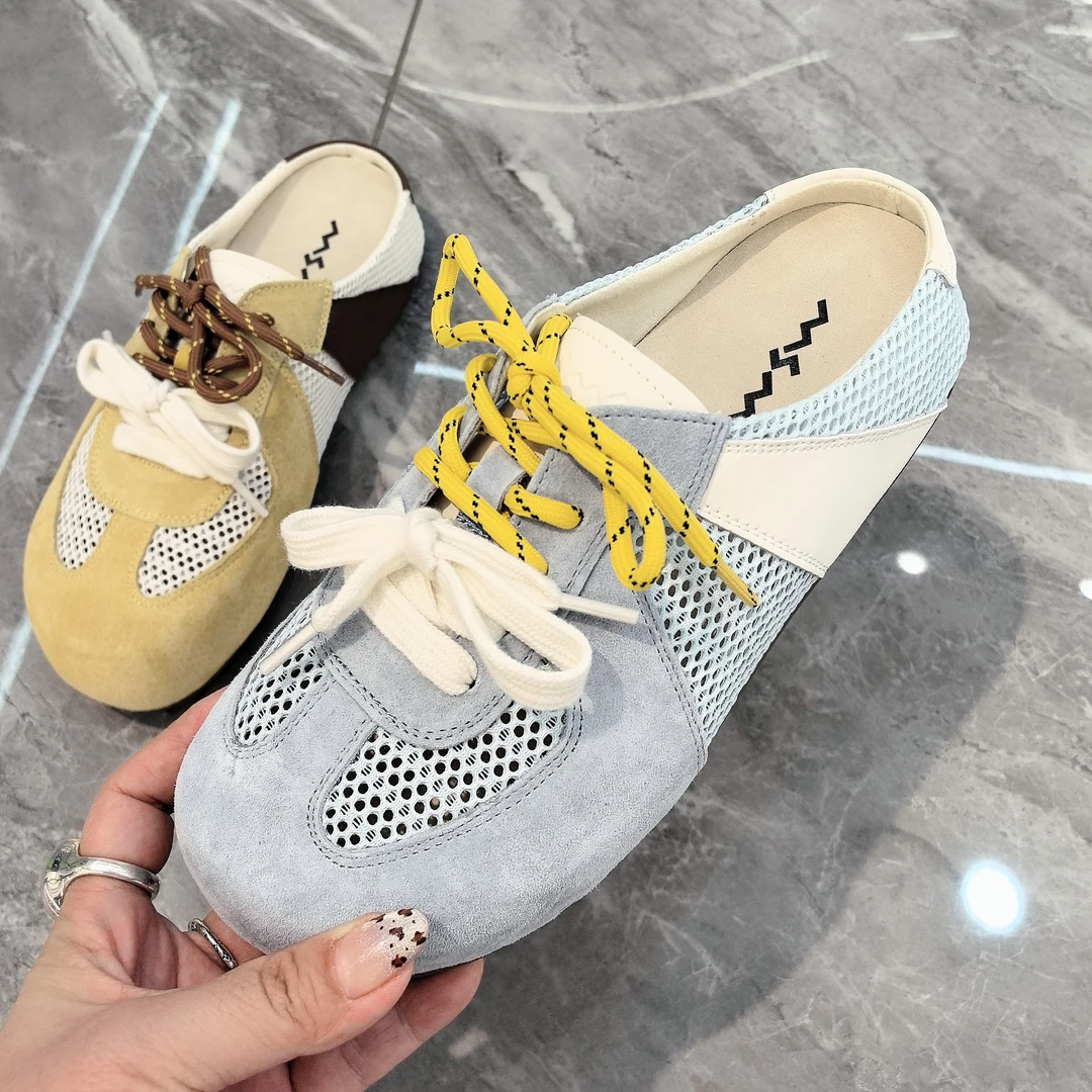 玛莎玛索80-260时尚百搭夏季新款包头半拖