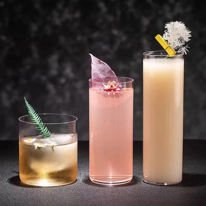 【调酒神器】酒吧柯林长饮杯超薄直身杯鸡尾酒威士忌特调高颜值