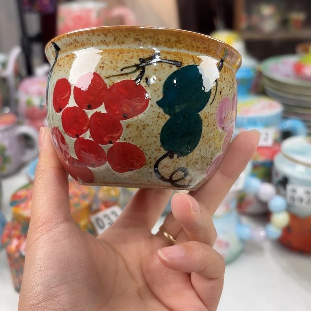 景德镇手绘高温釉下彩陶瓷茶具