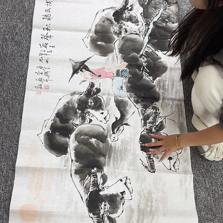 国画纯手绘字画作品