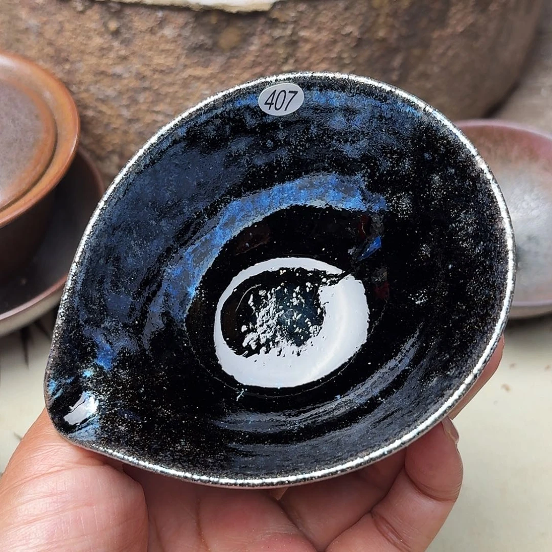 茶盏义兴龙窑建盏407微瑕