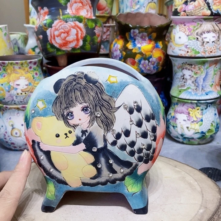 景德镇艺术手绘作品